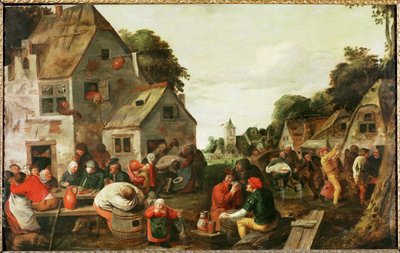 Dorfkneipe von Adriaen Brouwer