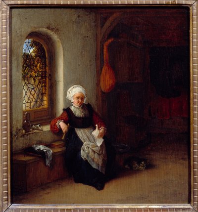 Die Frau mit dem Brief von Adriaen Jansz. van Ostade