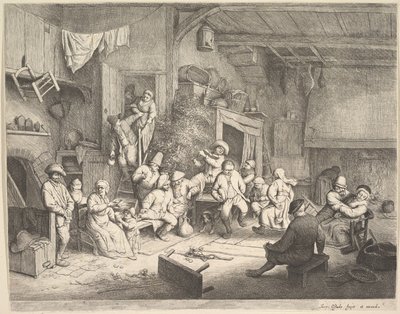 Der Tanz im Gasthaus von Adriaen van Ostade