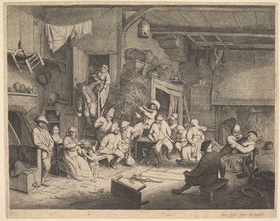 Der Tanz im Gasthaus von Adriaen van Ostade