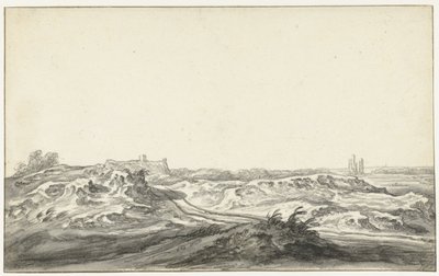 Ansicht aus den Dünen auf das Huis te Kleef bei Haarlem von Aelbert Cuyp