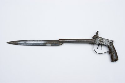 Doppelläufige Perkussionspistole, ca. 1840 von African