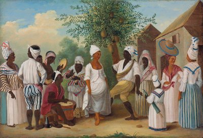 Ein schwarzer Tanz auf der Insel Dominica von Agostino Brunias