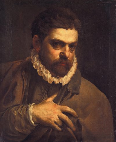 Männliches Bildnis von Agostino Carracci