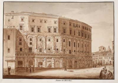 Theater des Marcellus, 1833 von Agostino Tofanelli