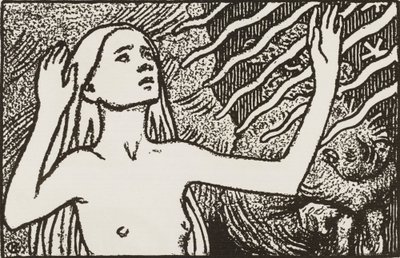 Betendes Mädchen von Akseli Gallen-Kallela