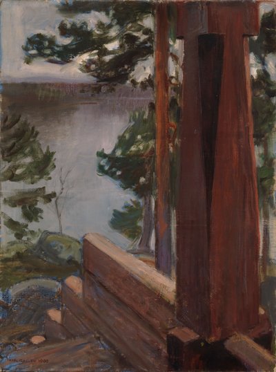 Die Veranda von Kalela von Akseli Gallen-Kallela