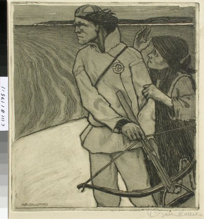 Rache des Joukahainen von Akseli Gallen-Kallela