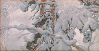 Winter, Studie für die Juselius-Mausoleum-Fresken von Akseli Valdemar Gallen-Kallela