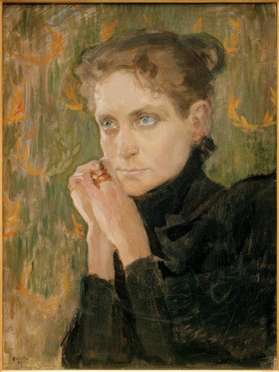 Porträt der Schauspielerin Ida Aalberg von Akseli Valdemar Gallen Kallela