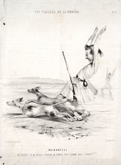 Die Freuden der Jagd: Ungeschicklichkeit von Alade Joseph Lorentz