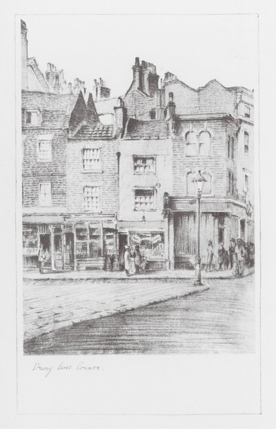 Londoner Gassen: Drury Lane Ecke von Alan Stapleton