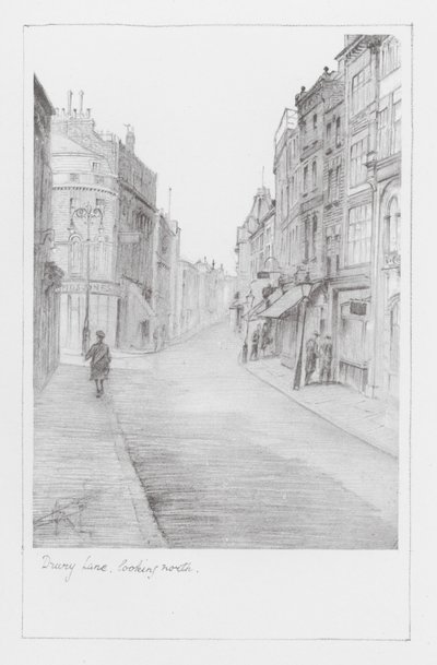 Londoner Gassen: Drury Lane, Blick nach Norden von Alan Stapleton