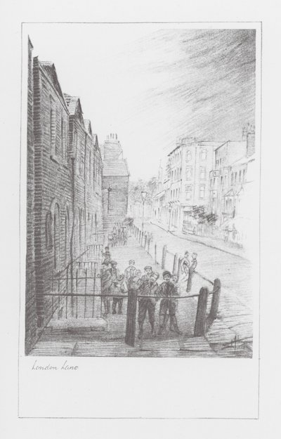 Londoner Gassen: London Lane von Alan Stapleton