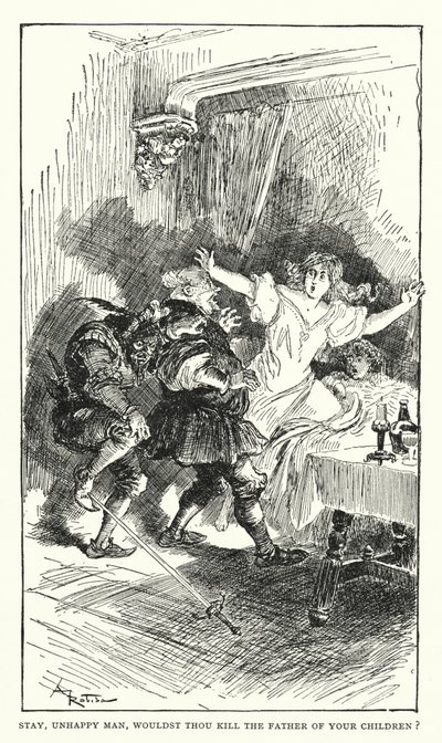 Illustration für Balzacs Contes Drolatiques von Albert (after) Robida