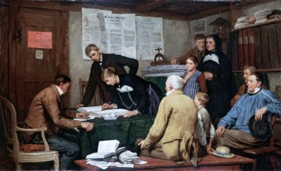 Zivilehe von Albert Anker