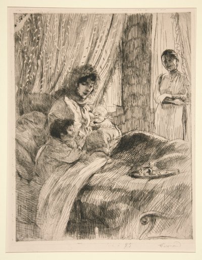 Das Mittagessen (oder Glückliche Mutterschaft) von Albert Besnard