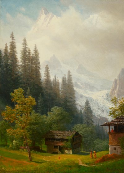 Alpenszene von Albert Bierstadt