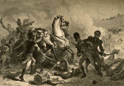 Schlacht von New Orleans - Tod von General Pakenham von Albert Bobbett