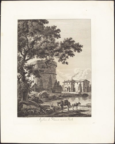 Grab des Plauzius nahe Tivoli von Albert Christoph Dies