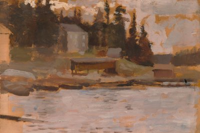 Landschaftsskizze von Hamari von Albert Edelfelt
