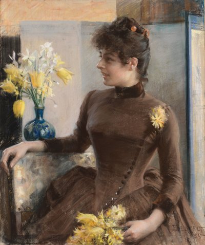 Pariserin von Albert Edelfelt