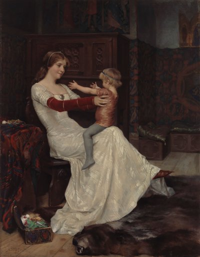Königin Bianca von Albert Edelfelt