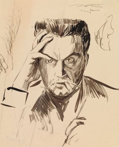 Selbstporträt von Albert Edelfelt