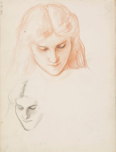 Gesicht einer Frau von Albert Edelfelt
