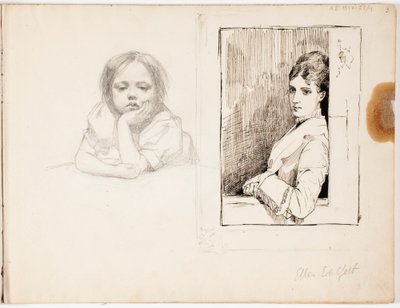 Ohne Titel von Albert Edelfelt