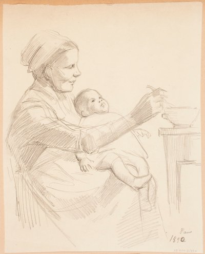 Ohne Titel von Albert Edelfelt