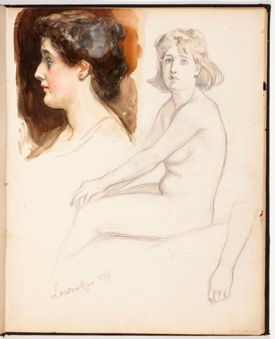 Ohne Titel von Albert Edelfelt
