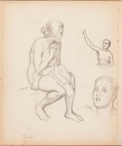 Ohne Titel von Albert Edelfelt