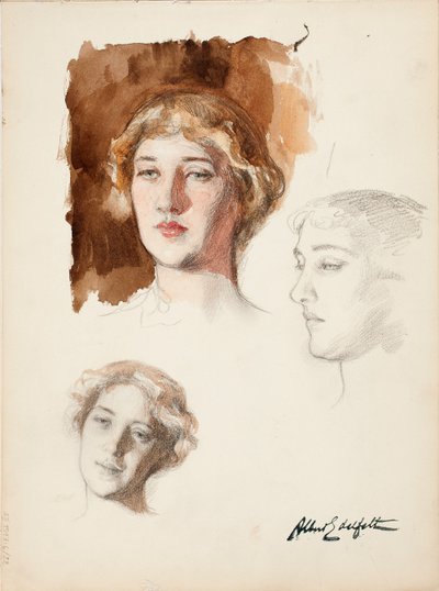 Ohne Titel von Albert Edelfelt