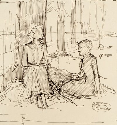 Ohne Titel von Albert Edelfelt