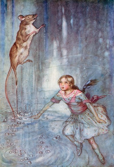 Illustration für Alice im Wunderland von Albert Edward Jackson