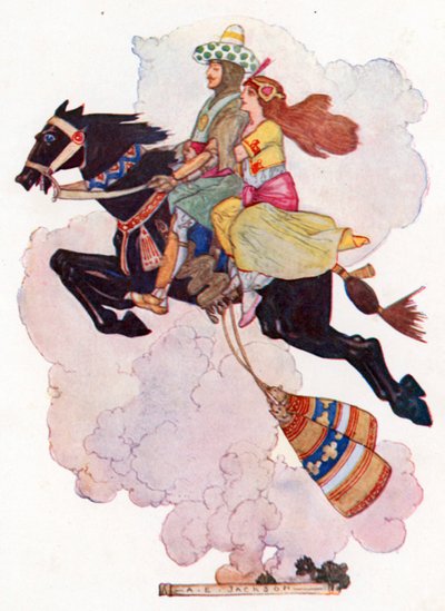 Das Pferd erhob sich in die Luft von Albert Edward Jackson