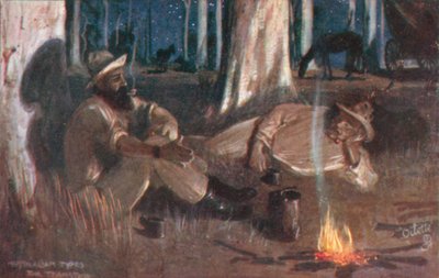 Australische Typen: Der Fuhrmann von Albert Henry Fullwood