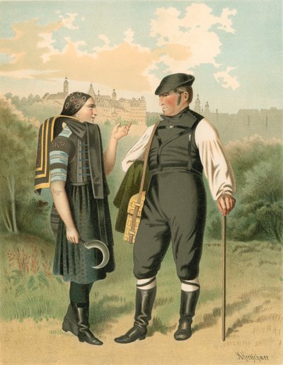 Deutsches Kostüm, Allenburg von Albert Kretschmer