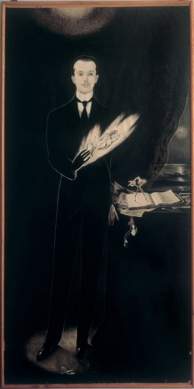 Selbstporträt von Alberto Martini
