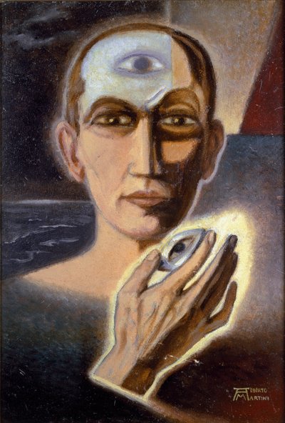 Das Auge und der menschliche Geist von Alberto Martini