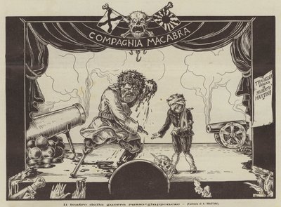 Das Theater des Russisch-Japanischen Krieges von Alberto Martini