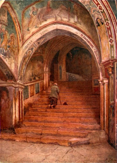 Heilige Treppe im Sagro Speco von Alberto Pisa