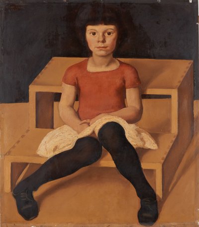 Ila, die jüngere Tochter des Künstlers, 1920 von Albin Egger Lienz