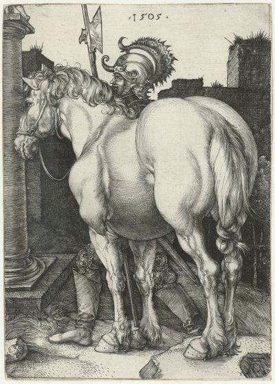 Das große Pferd von Albrecht (after) Durer or Duerer