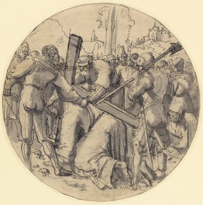 Christus trägt das Kreuz von Albrecht Altdorfer