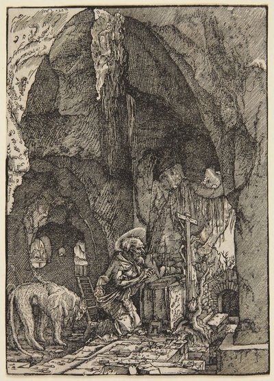 Der heilige Hieronymus in einer Höhle von Albrecht Altdorfer
