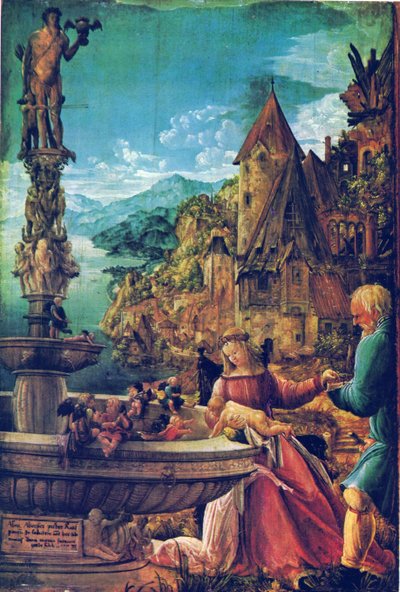 Ruhe auf der Flucht nach Ägypten von Albrecht Altdorfer