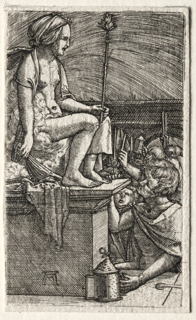 Die römische Kurtisane oder Die Rache des Zauberers Virgil, 1520-1526 von Albrecht Altdorfer