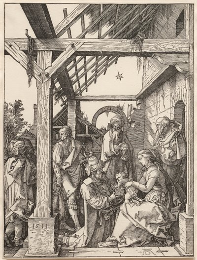 Anbetung der Heiligen Drei Könige von Albrecht Dürer